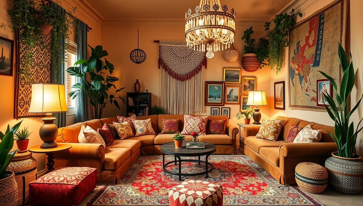 Stunning Boho Living Room Ideas