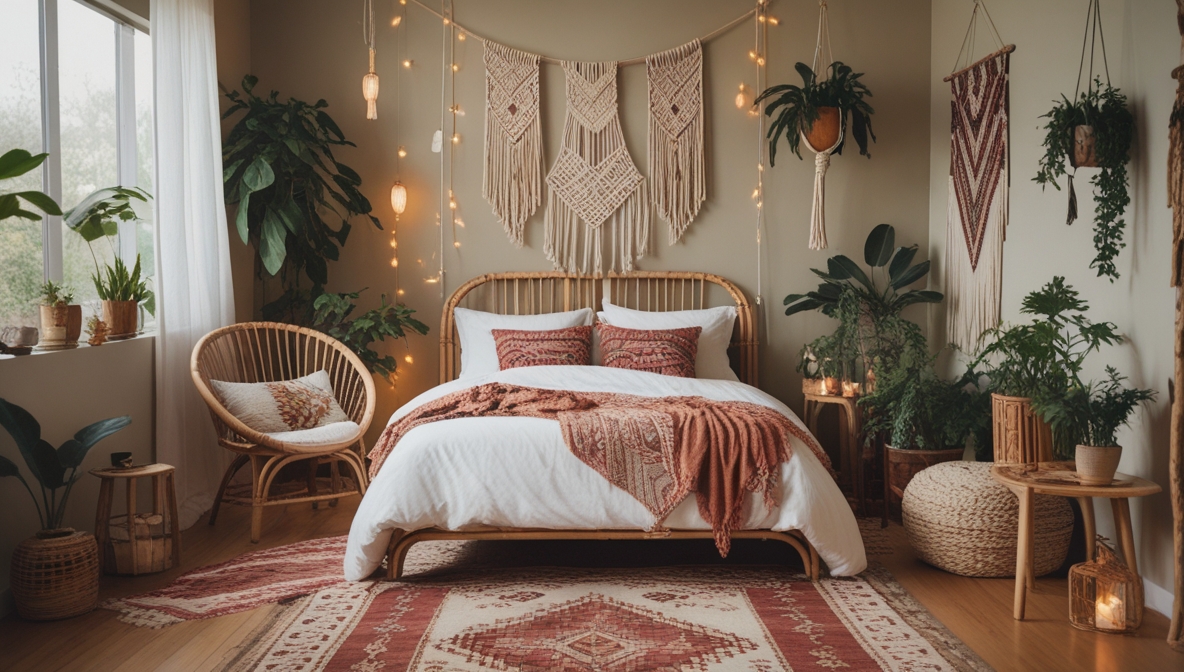 Boho Style Bedroom Ideas