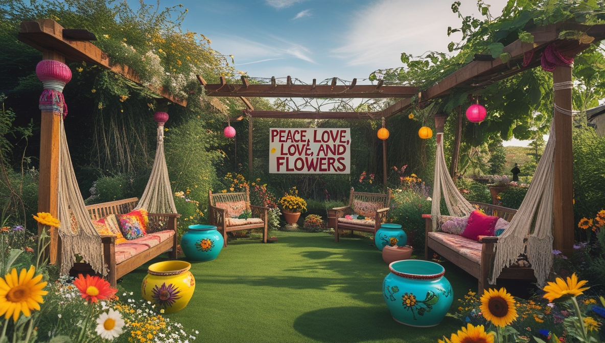 Amazing Hippie Garden Ideas for Outdoor Space