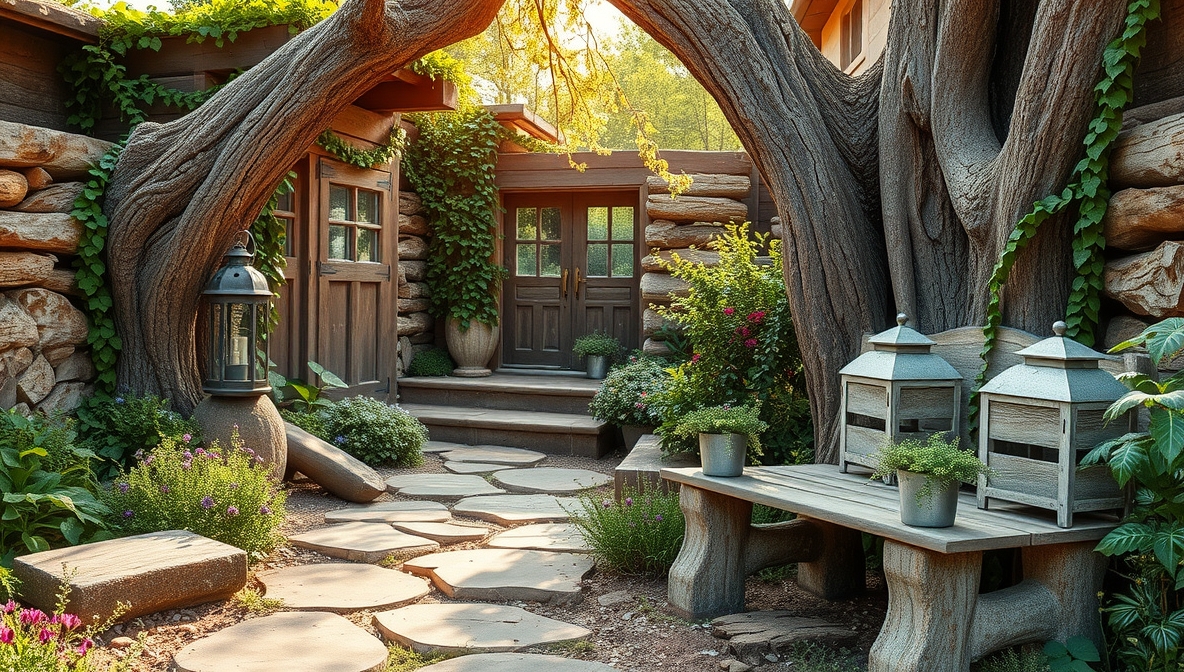 Rustic Garden Designs